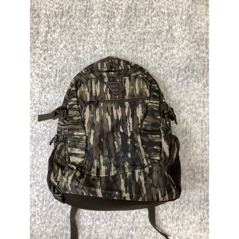 Burlebo Everyday Adventure Backpack 25L Camo Water Resistant Bottomland NWOT